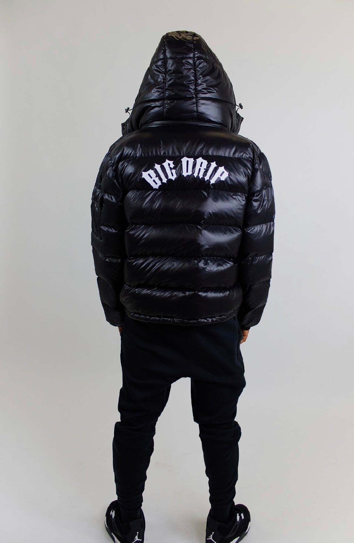 Black Big Drip jacket