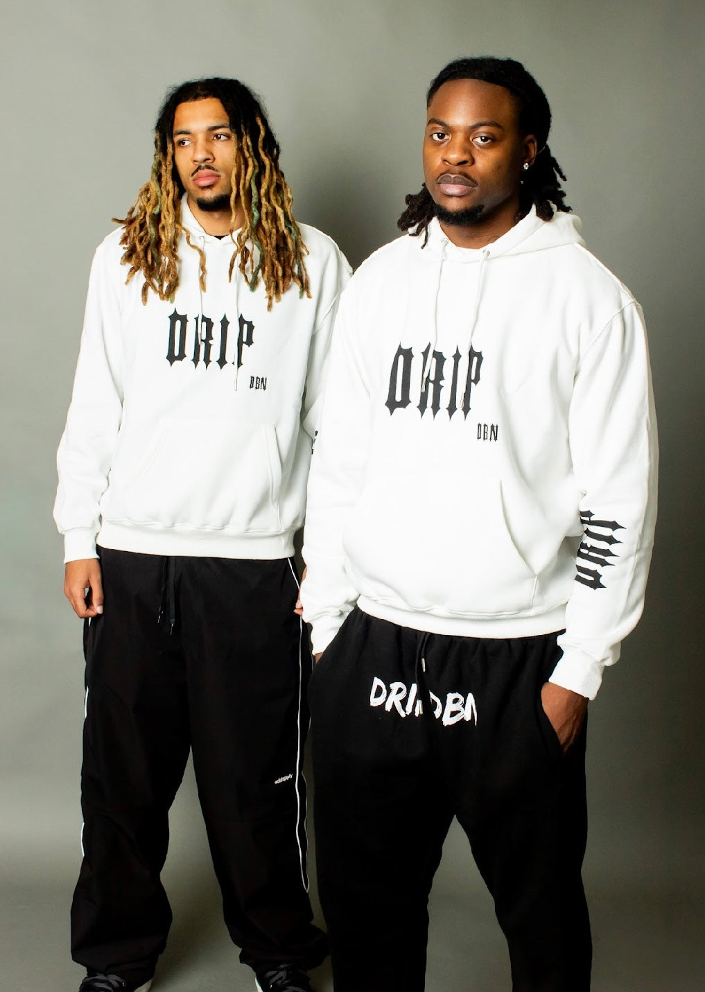 White DRIP DBN jumper