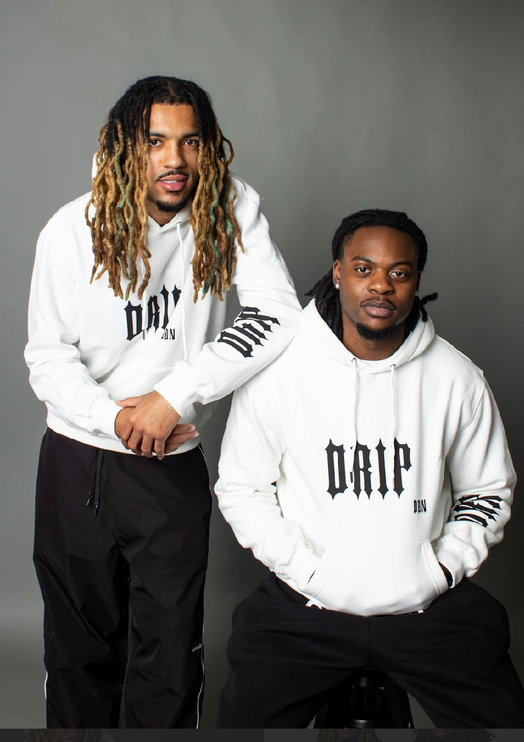 White DRIP DBN jumper