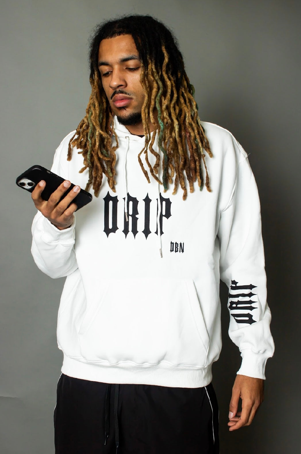 White DRIP DBN jumper